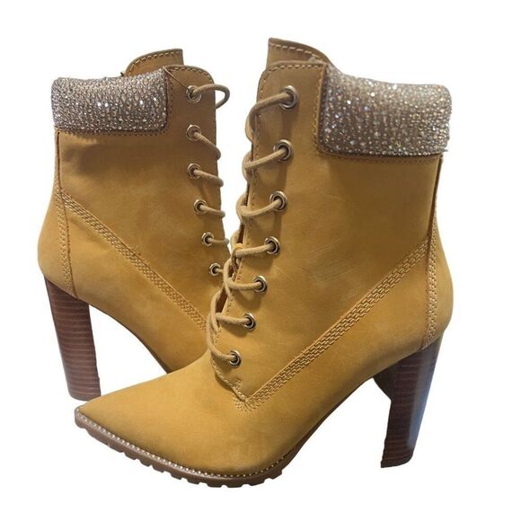 Steve‎ Madden Karmen Cognac Studded Ankle Boots NWOT - Picture 1 of 9